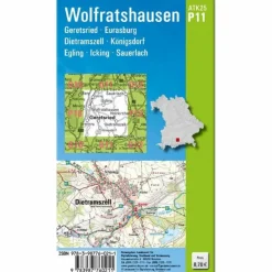 ATK25-P11 WOLFRATSHAUSEN - Wanderkarte