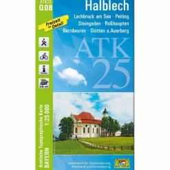 ATK25-Q08 HALBLECH (AMTLICHE TOPOGRAPHISCHE KARTE 1:25000) - Wanderkarte