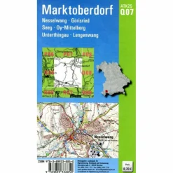 ATK25-Q07 MARKTOBERDORF - Wanderkarte