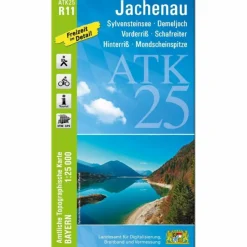 ATK25-R11 JACHENAU (AMTLICHE TOPOGRAPHISCHE KARTE 1:25000) - Wanderkarte