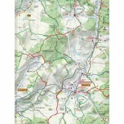 AUE, SCHNEEBERG LICHTENSTEIN UND UMGEBUNG - Wanderkarte