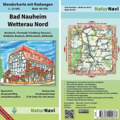 BAD NAUHEIM - WETTERAU NORD 1 : 25 000 - Wanderkarte