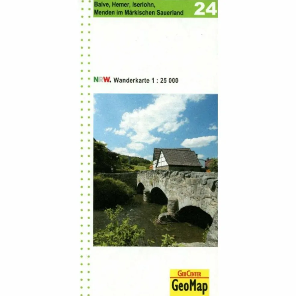 BALVE, HEMER, ISERLOHN, MENDEN IM MÄRKISCHEN SAUERLAND - Wanderkarte