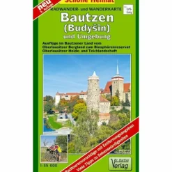 BAUTZEN UND UMGEBUNG 1 : 35 000 - Wanderkarte