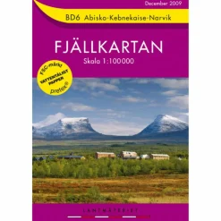 BD6 ABISKO - KEBNEKAISE - NARVIK - Wanderkarte