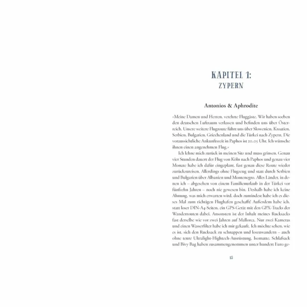 ÜBER MIR DER STERNENHIMMEL - Reisebericht