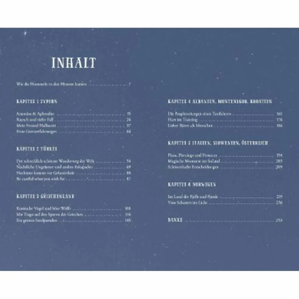 ÜBER MIR DER STERNENHIMMEL - Reisebericht