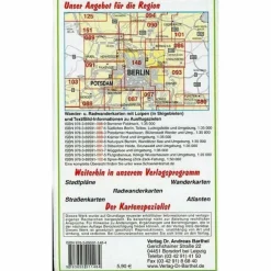 BERLIN UND UMGEBUNG - Wanderkarte