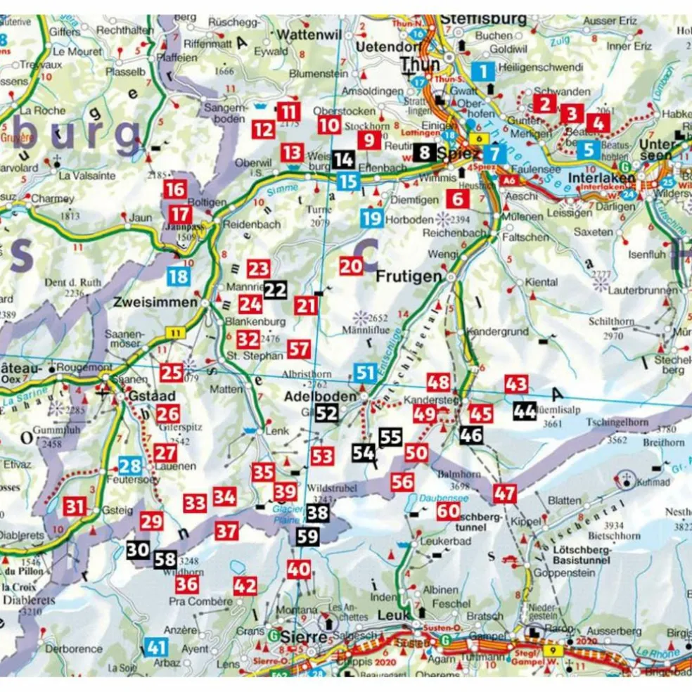 BERNER OBERLAND WEST - Wanderführer