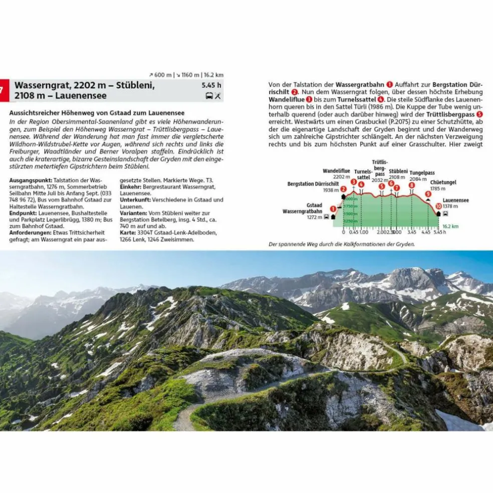 BERNER OBERLAND WEST - Wanderführer