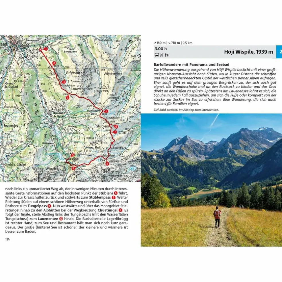 BERNER OBERLAND WEST - Wanderführer