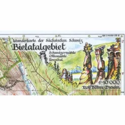 BIELATALGEBIET - Wanderkarte