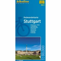 BIKELINE RADWANDERKARTE STUTTGART 1 : 60 000 - Fahrradkarte