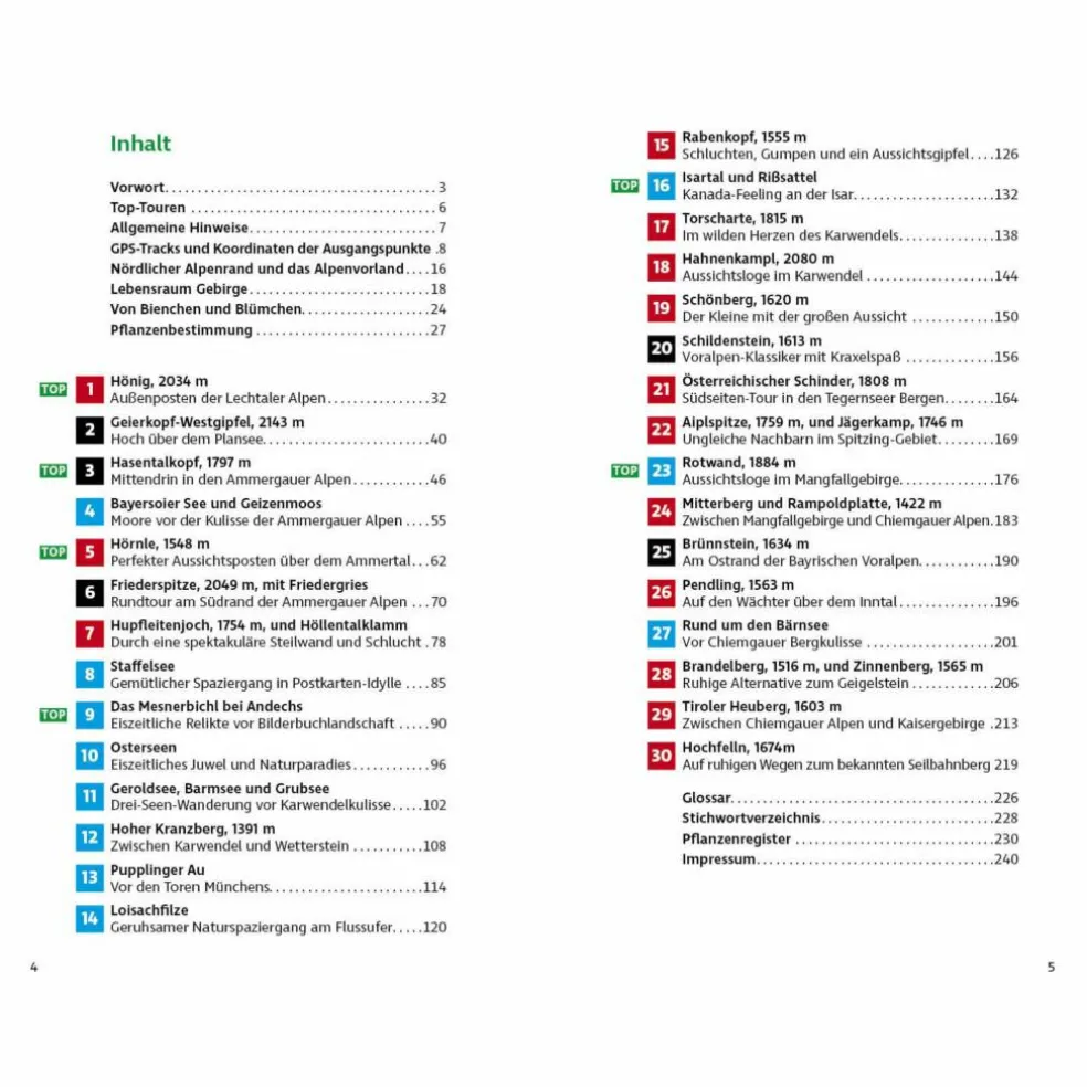 BLUMENWANDERUNGEN BAYERISCHE ALPEN - Wanderführer