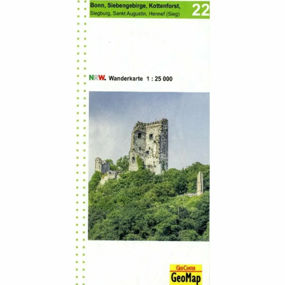 BONN, SIEBENGEBIRGE UND KOTTENFORST BLATT 22 - Wanderkarte