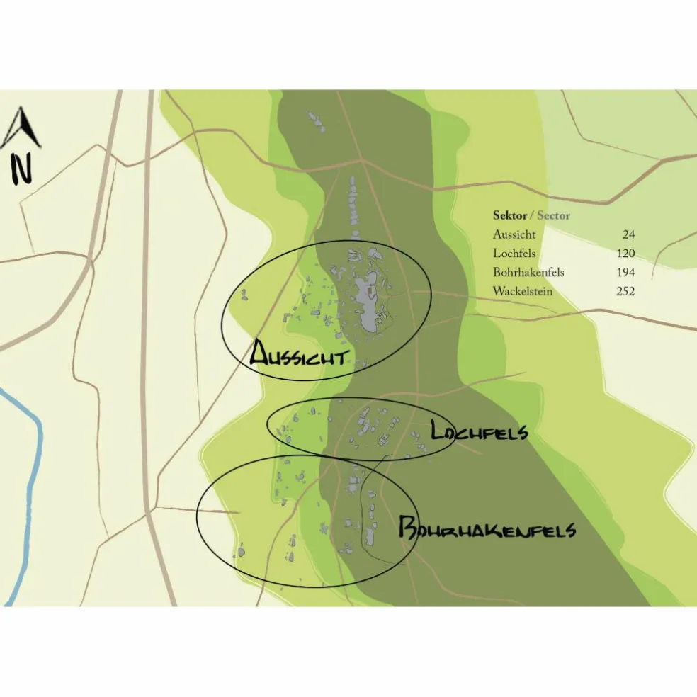 BOULDERING BREITER STEIN - Kletterführer