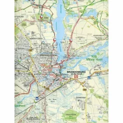 BRANDENBURGER HAVELSEEN UND UMGEBUNG - Wanderkarte