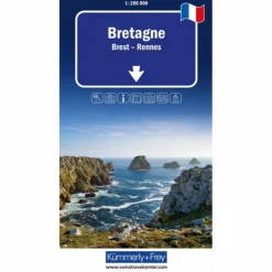 BRETAGNE - Straßenkarte