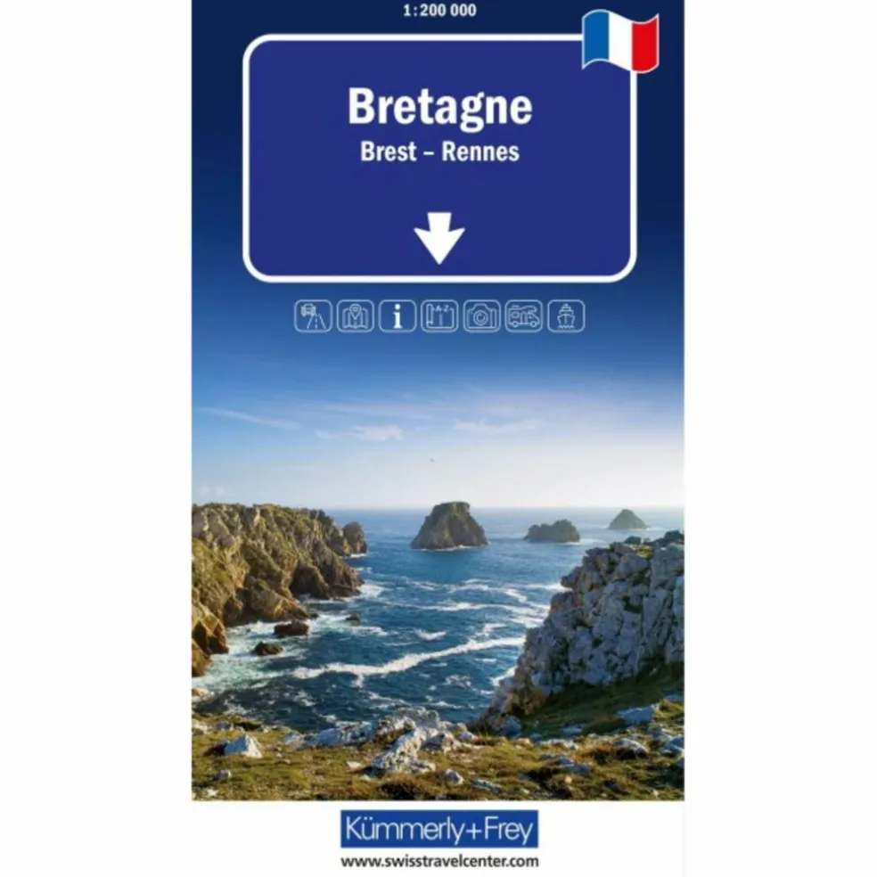 BRETAGNE - Straßenkarte