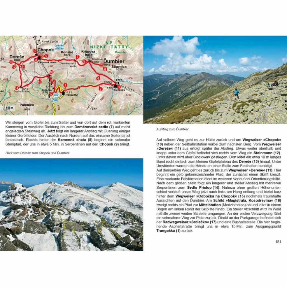 BVR NIEDERE TATRA UND SLOWAKISCHES PARADIES - Wanderführer