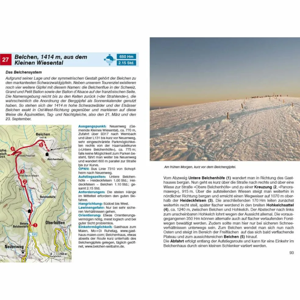 BVR SKITOURENFÜHRER SCHWARZWALD/VOGESEN