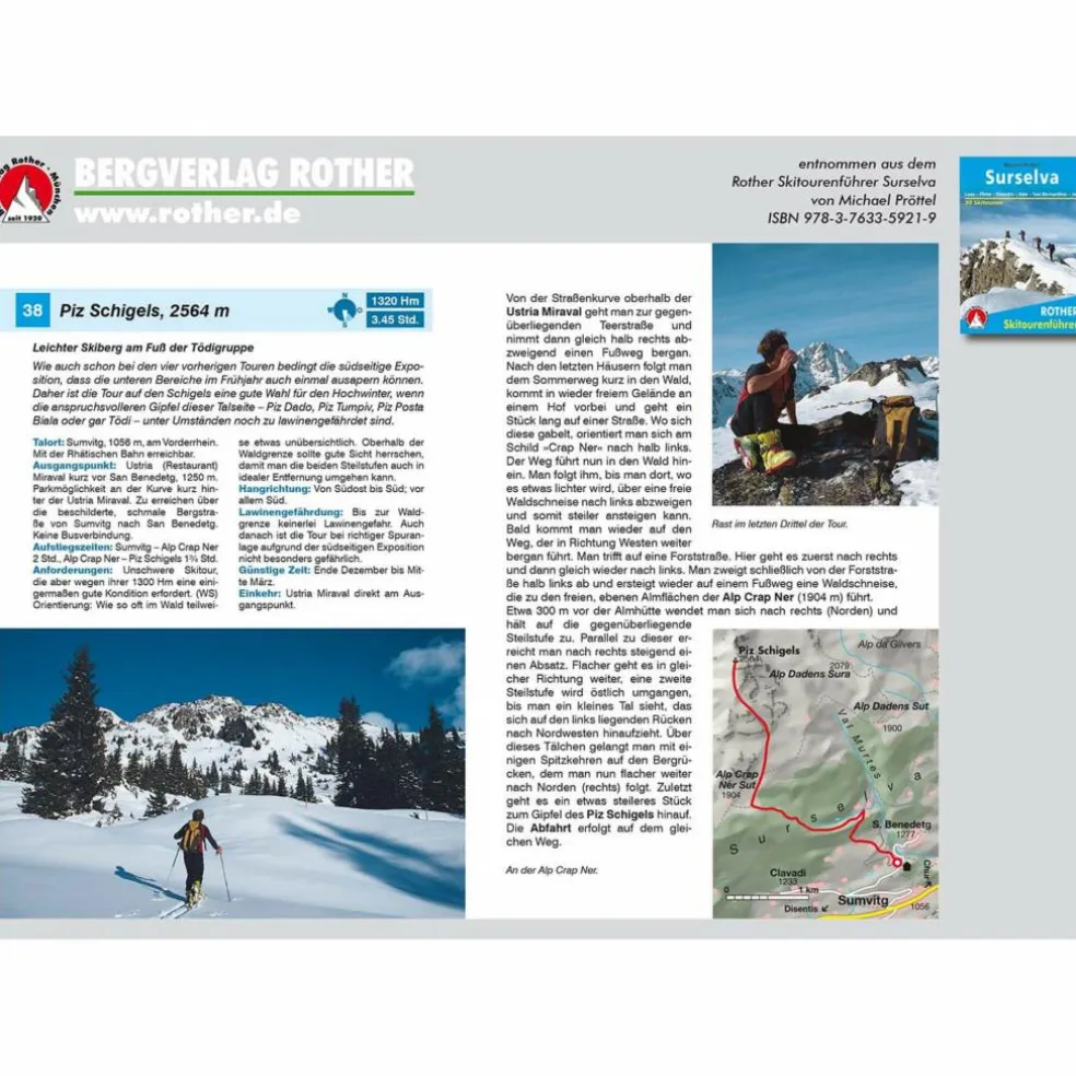 BVR SKITOURENFÜHRER SURSELVA