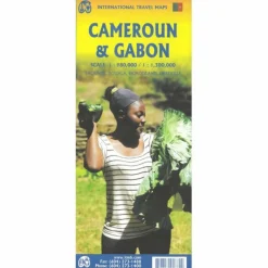 CAMEROUN & GABON - Straßenkarte
