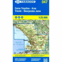 CARSO TRIESTINO E ISONTIONO 1:25 000 - Wanderkarte