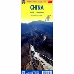 CHINA 1:4000000 - Straßenkarte