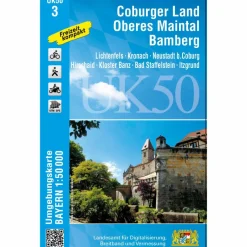 COBURGER LAND, OBERES MAINTAL, BAMBERG 1 : 50 000 (UK50-3)