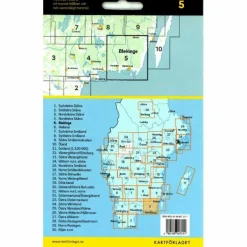 CYKELKARTAN BLAD 5 BLEKINGE 1:90000 - Fahrradkarte