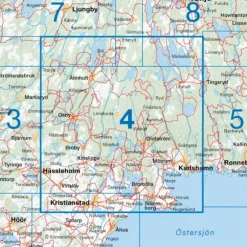 CYKELKARTAN BLAD 4 NORDÖSTRA SKÅNE 1:90000 - Fahrradkarte