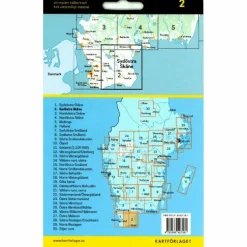 CYKELKARTAN BLAD 2 SYDÖSTRA SKÅNE 1:90000 - Fahrradkarte
