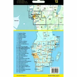 CYKELKARTAN BLAD 12 VÄSTERGÖTLAND/GÖTEBORG 1:90000 - Fahrradkarte