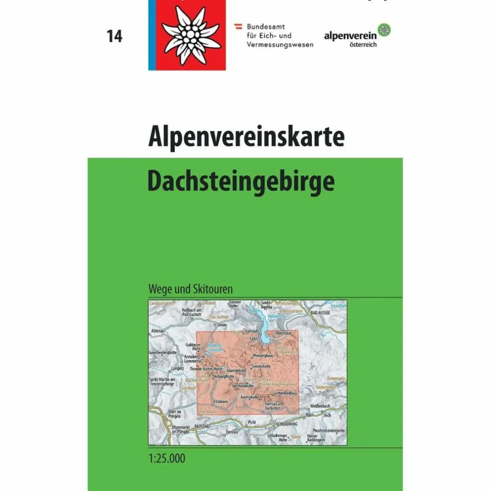 DACHSTEIN - Wanderkarte