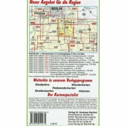 DAHME-SEEN UND FLUTGRABENAUE 1 : 35 000. - Wanderkarte