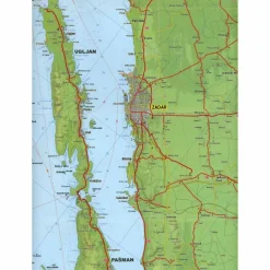 DALMATINISCHE KÜSTE NORD 1:100 000 - Straßenkarte