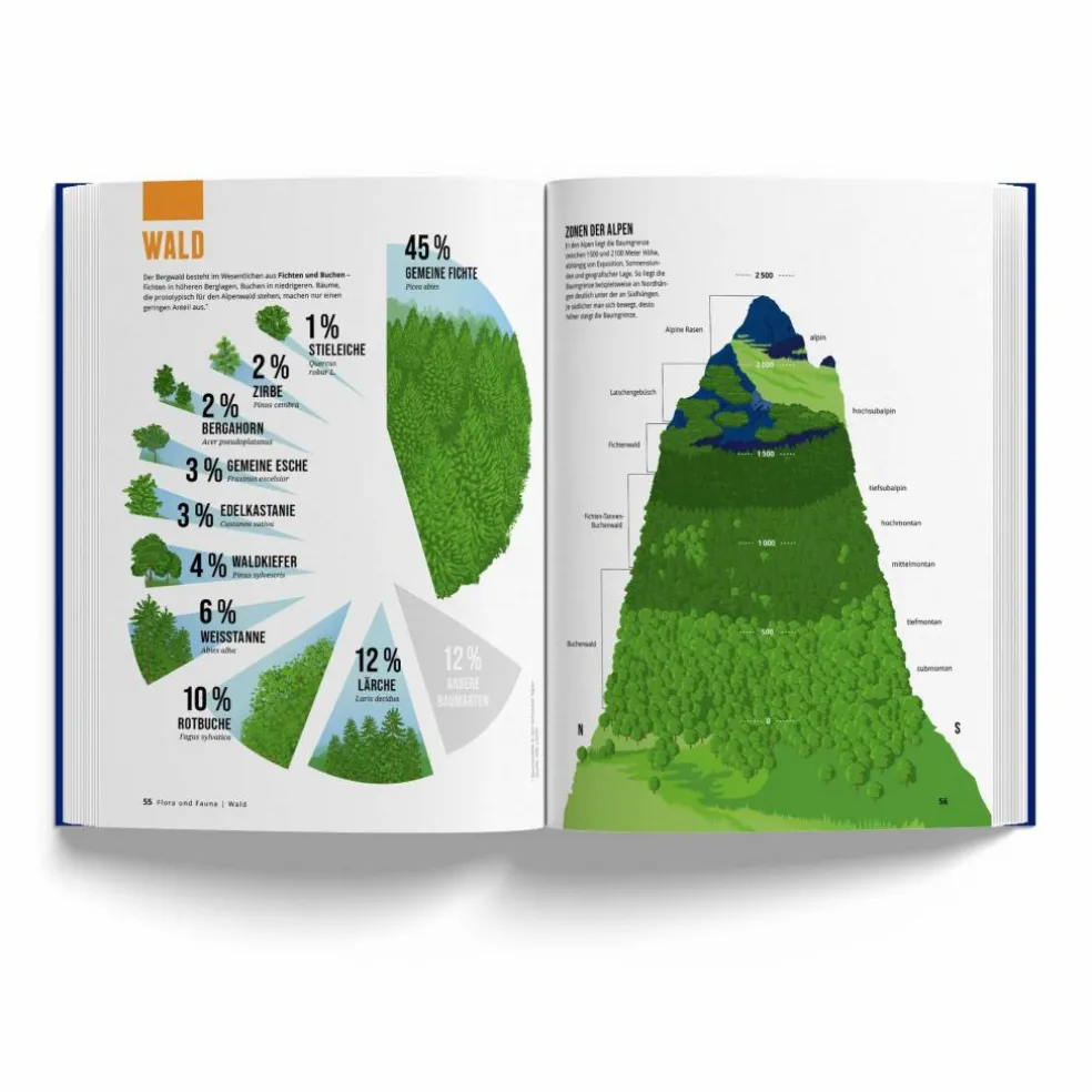 DAS ALPENBUCH - Sachbuch