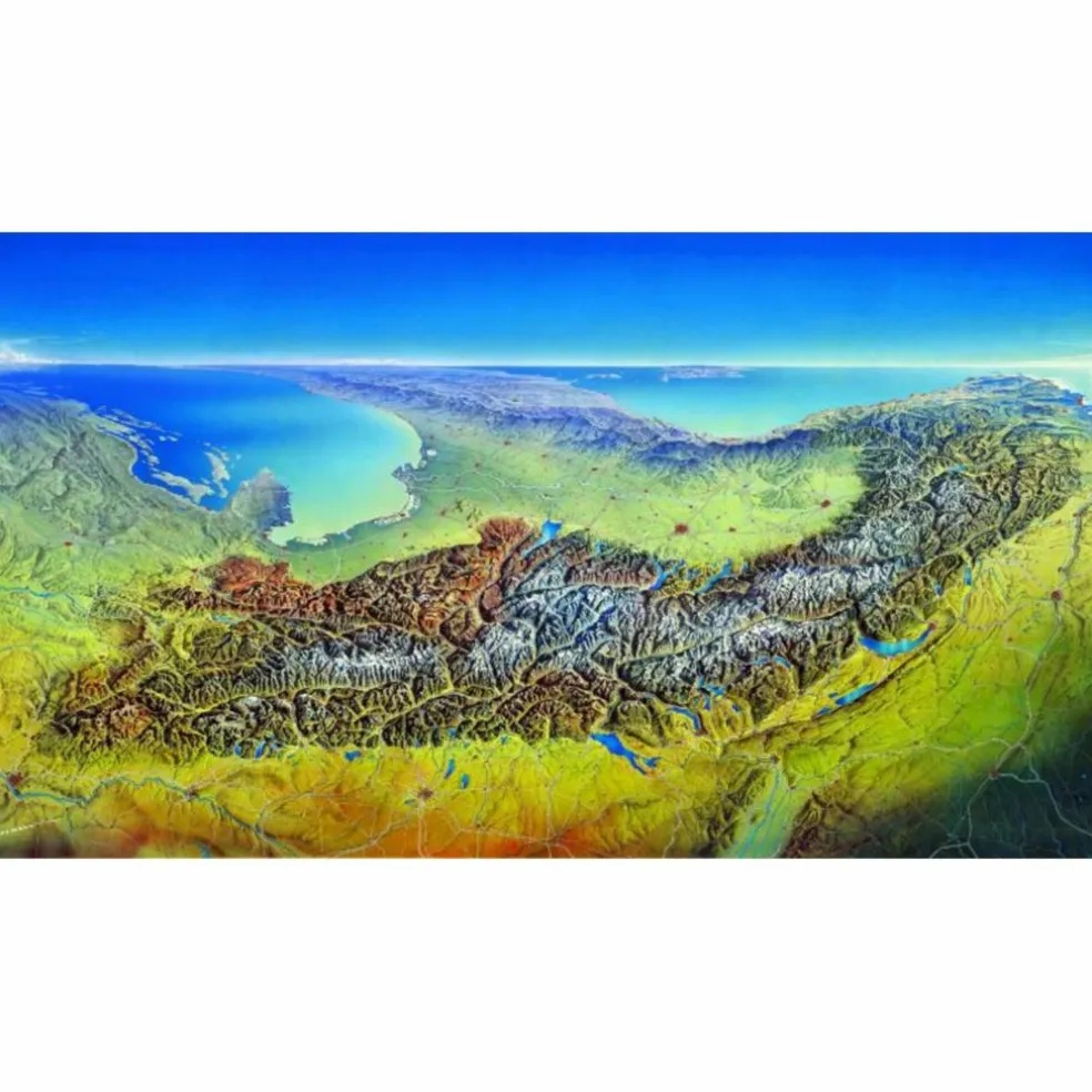 DAS GROßE BERANN-ALPENPANORAMA - Poster