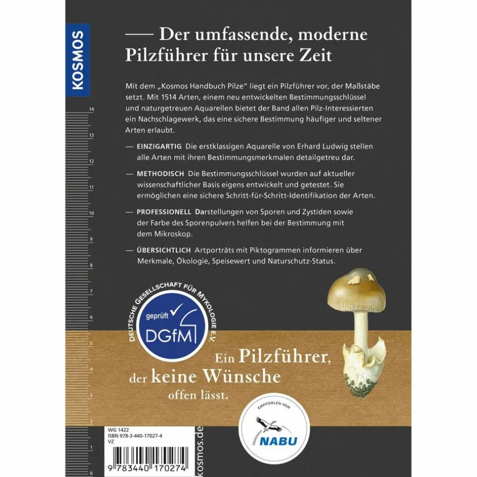 DAS KOSMOS-HANDBUCH PILZE - Pilz-Ratgeber