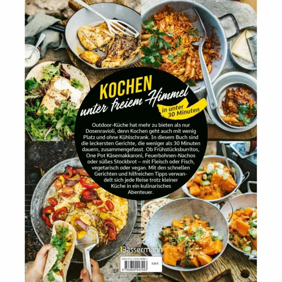 DAS SCHNELLE CAMPING KOCHBUCH. 50 REZEPTE UNTER 30 MINUTEN - Kochbuch