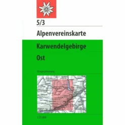 DAV 5/3 KARWENDELGEBIRGE OST 1:25T - Wanderkarte