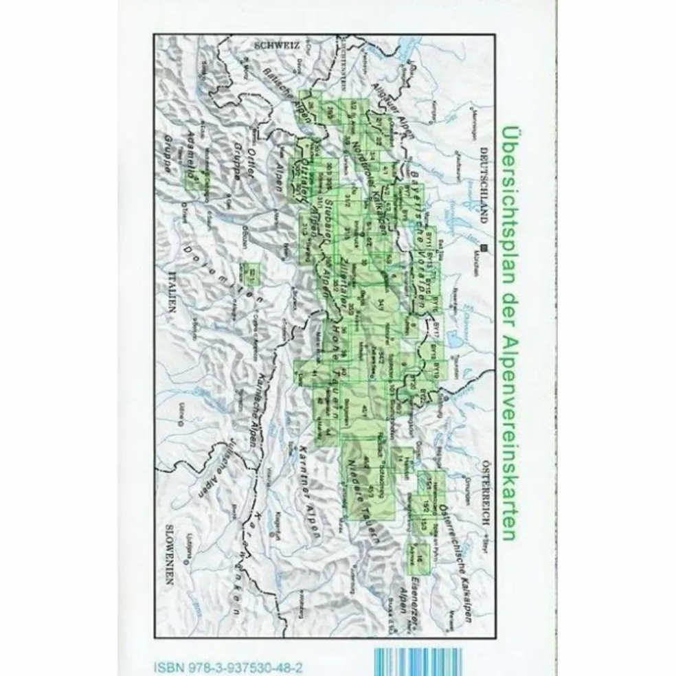 DAV 33 SKI TUXER ALPEN 1:50T - Wanderkarte