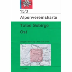 DAV 15/3 TOTES GEBIRGE OST - Wanderkarte