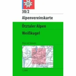 DAV 30/2 ÖTZTALER ALPEN WEIßKUGEL 1:25T - Wanderkarte
