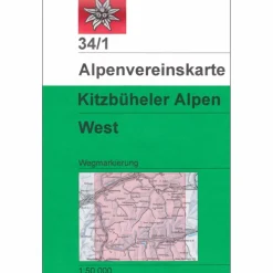 DAV 34/1 WEG KITZBÜHELER ALPEN WEST - Wanderkarte