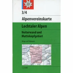DAV ALPENVEREINSKARTE 03/4 LECHTALER ALPEN HEITERWAND