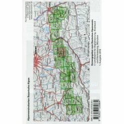 DAV BY 13A MANGFALLGEBIRGE - Wanderkarte