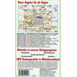 DÖBERITZER HEIDE / GRUNEWALD  UND UMGEBUNG - Wanderkarte