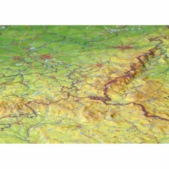 DEUTSCHLAND 1 : 1 200 000 MIT ALUMINIUM - Wand Karte